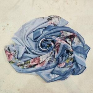 Shimmer Floral Hijab-Multiple Colours