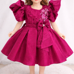 Royal Pink Party Frock for Kids