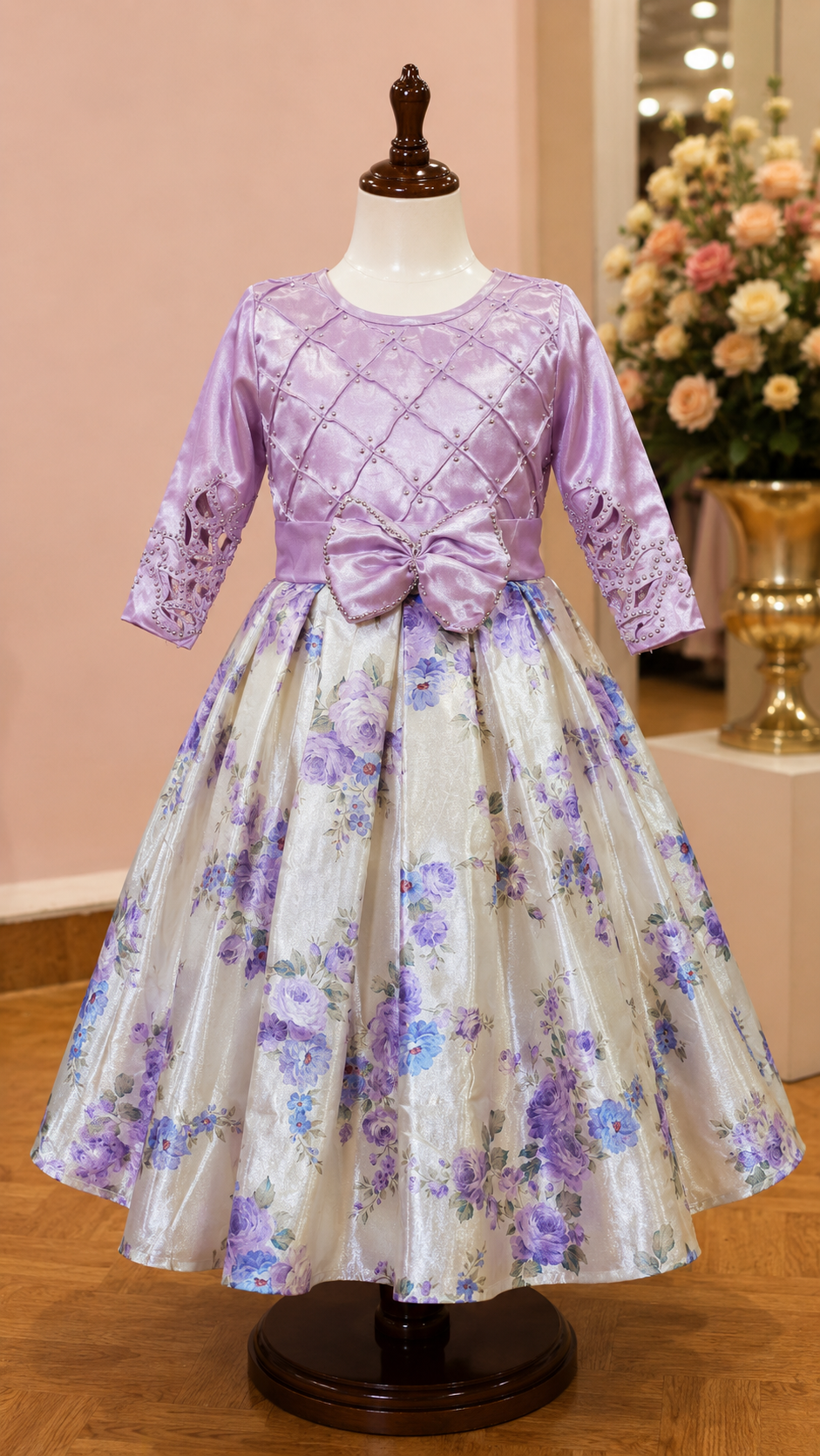 Lavender Blossom Princess Party Dress