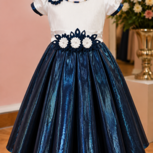 Midnight Bloom Princess Party Dress