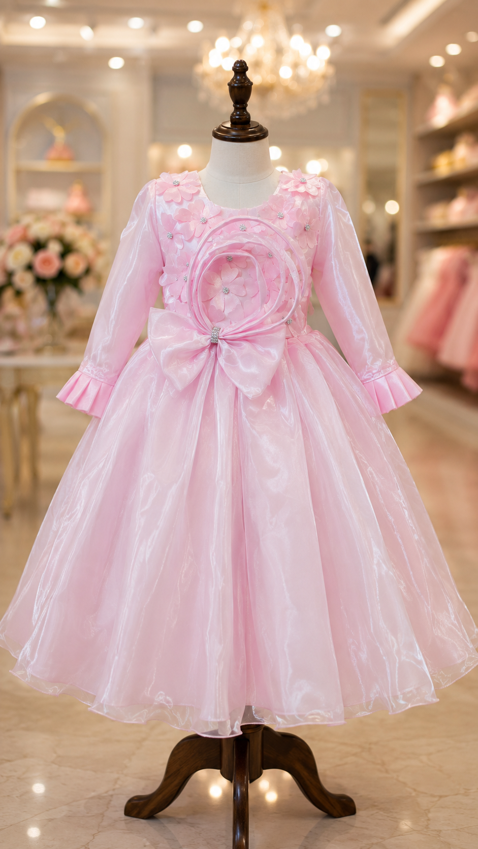 Pink Blossom Royal Party Gown