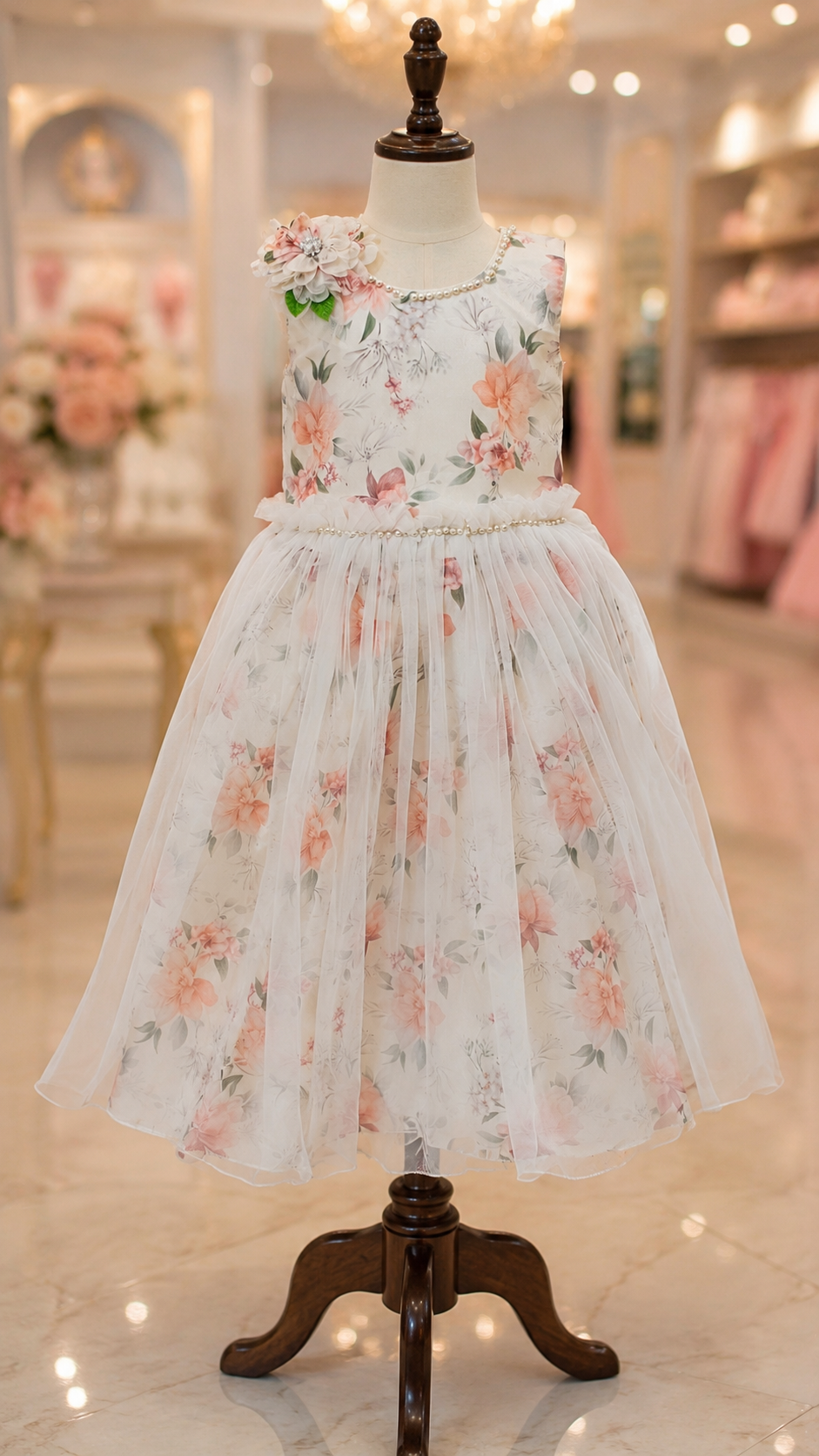 Blush Bloom Princess Party Dress