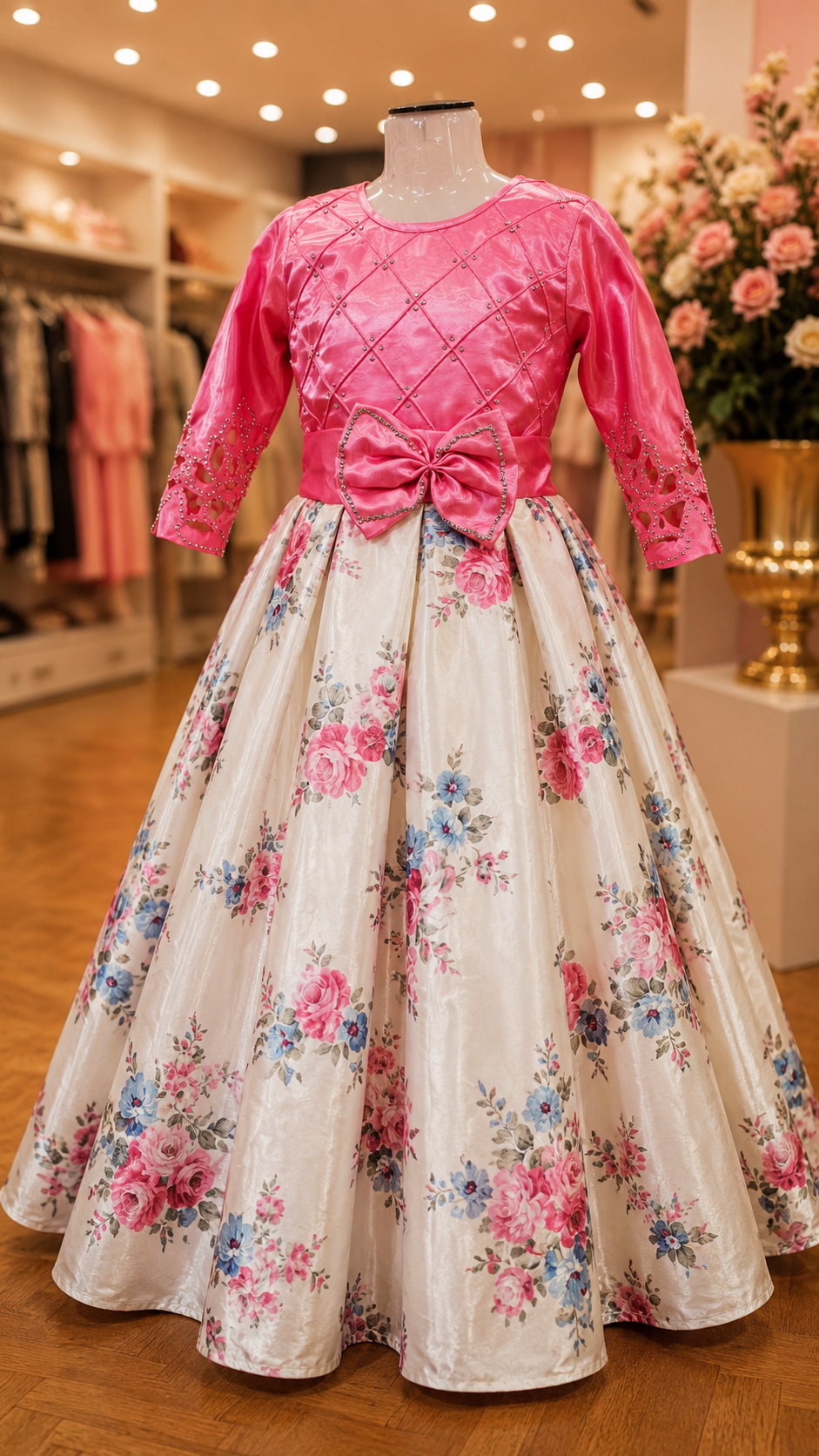 Pink Blossom Princess Party Dress