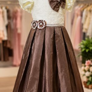 Brown Princess Party Gown