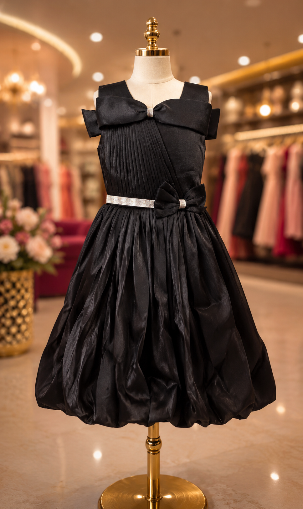 Black Bow Dress