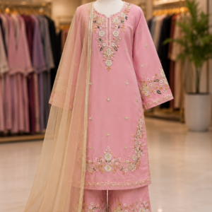 Gul-E-Rose Embroidered 3-Piece Suit